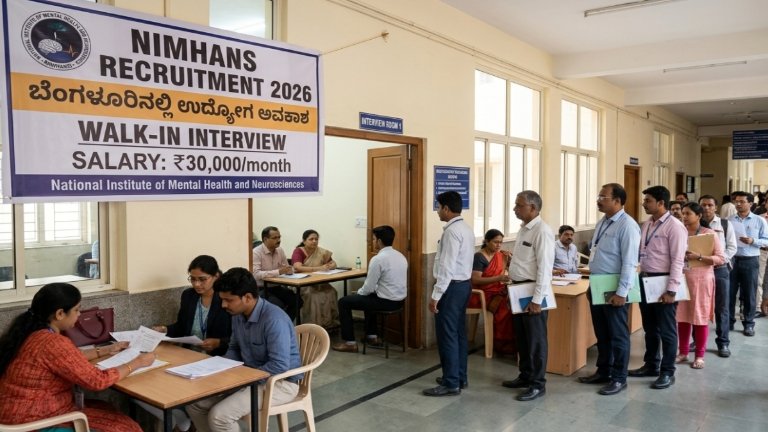 NIMHANS Recruitment 2026