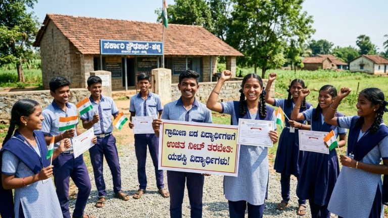 ಗ್ರಾಮೀಣ ವಿದ್ಯಾರ್ಥಿಗಳಿಗೆ ಭಾರೀ ಸುವರ್ಣಾವಕಾಶ!