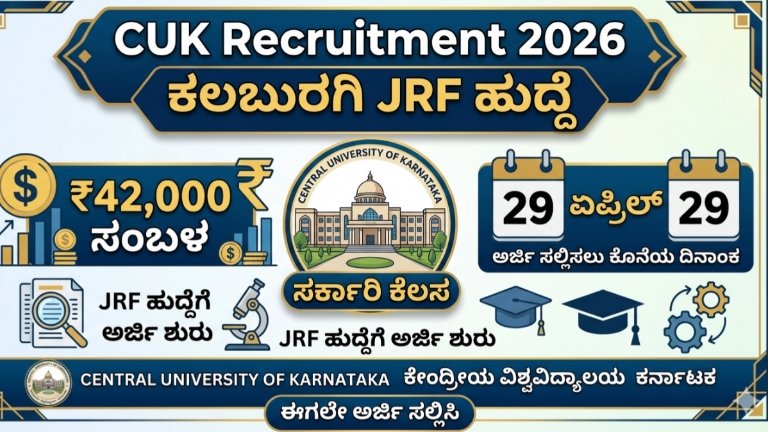 CUK Recruitment 2026:
