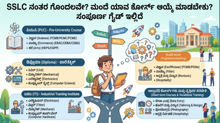SSLC ನಂತರ ಗೊಂದಲವೇ