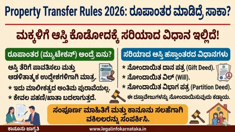 Property Transfer Rules 2026